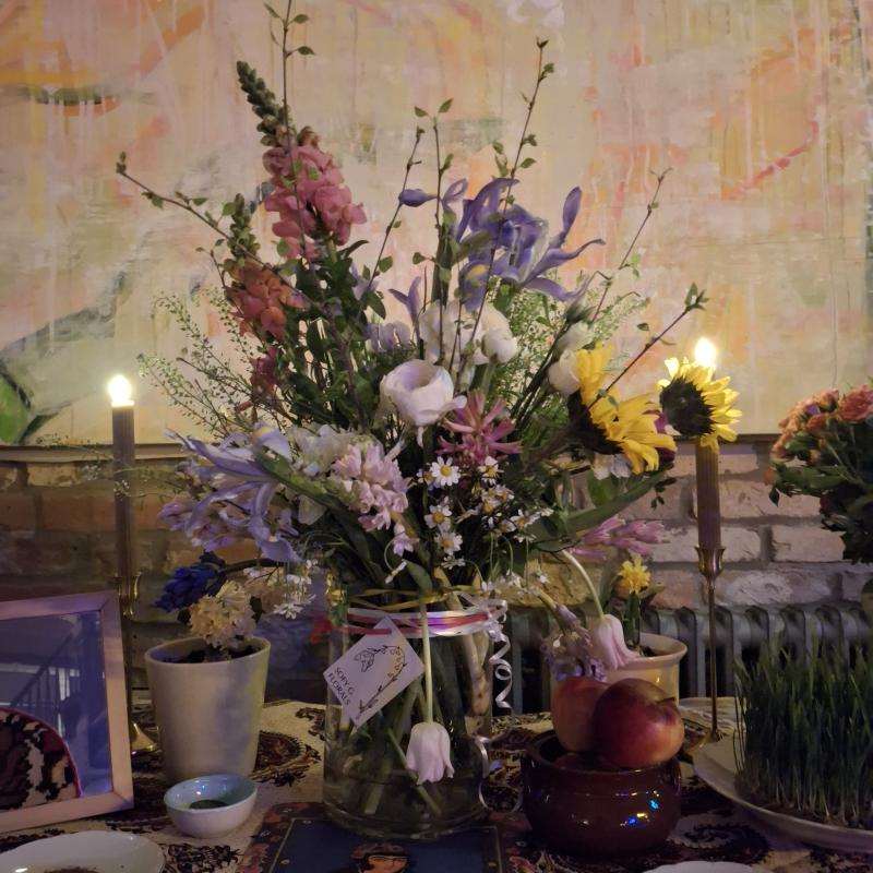 Hyacinth arrangement wild easter